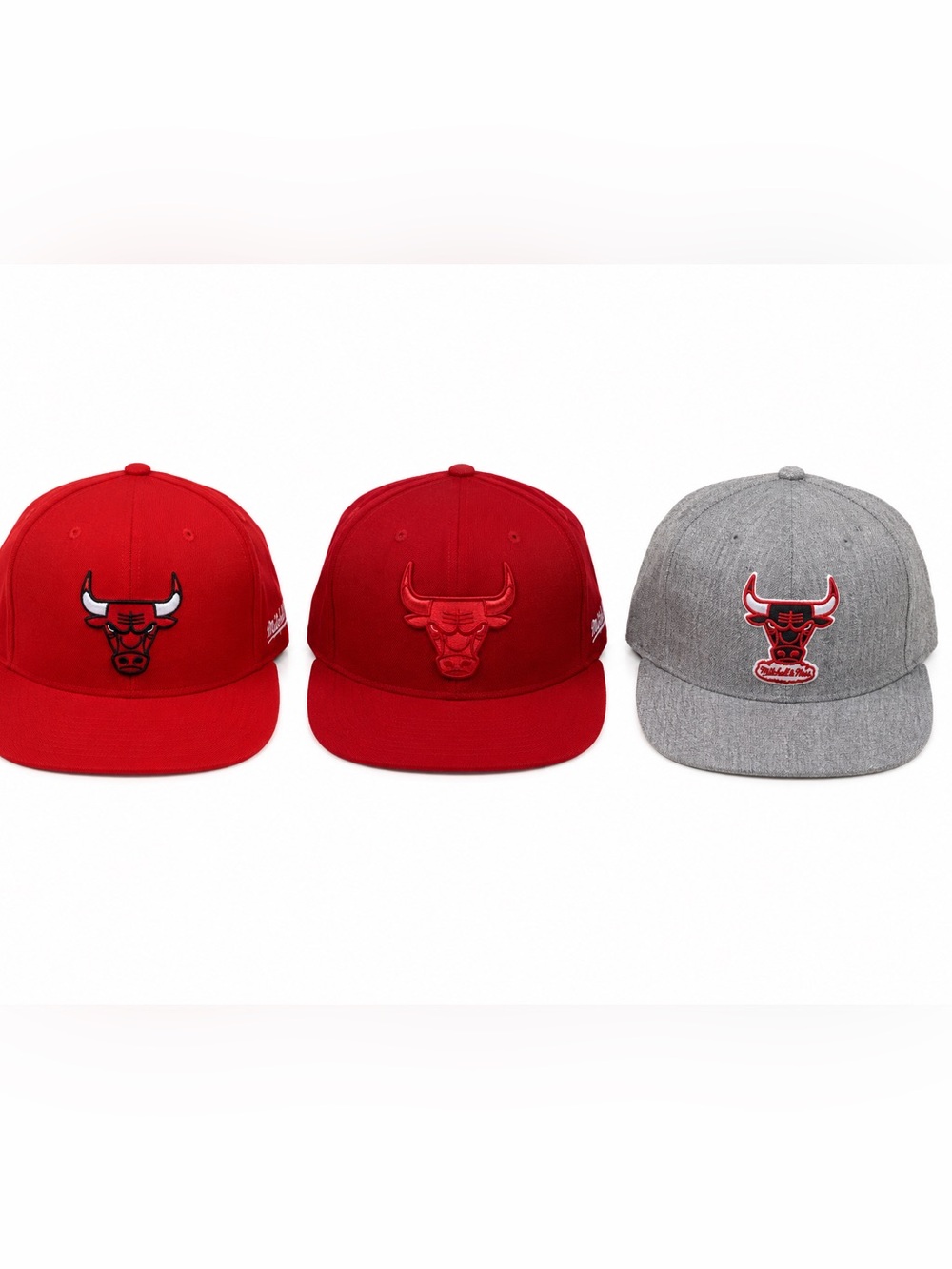 Chicago Bulls Hat Lot New Era Mitchell & Ness Snapback Fitted NBA Bundle